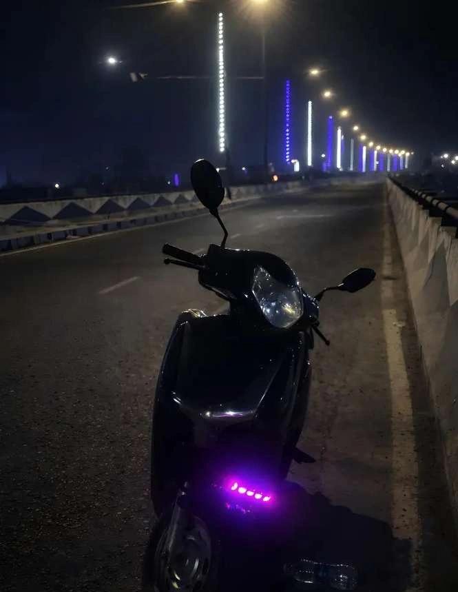 40km plus mileage modified high beam added with triple colour.