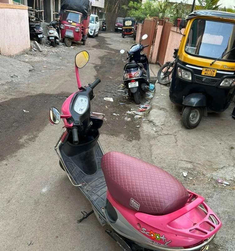 TVS Scotty Pep+ is very good condition and less driven.