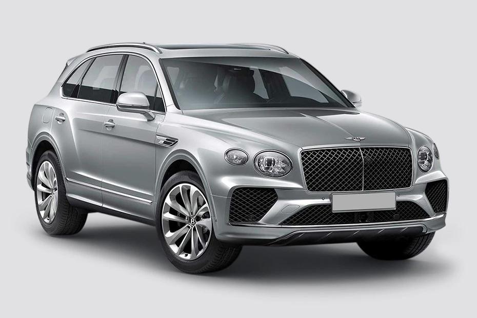Bentley Bentayga front-angle view highlighting proportions, lighting, and stance