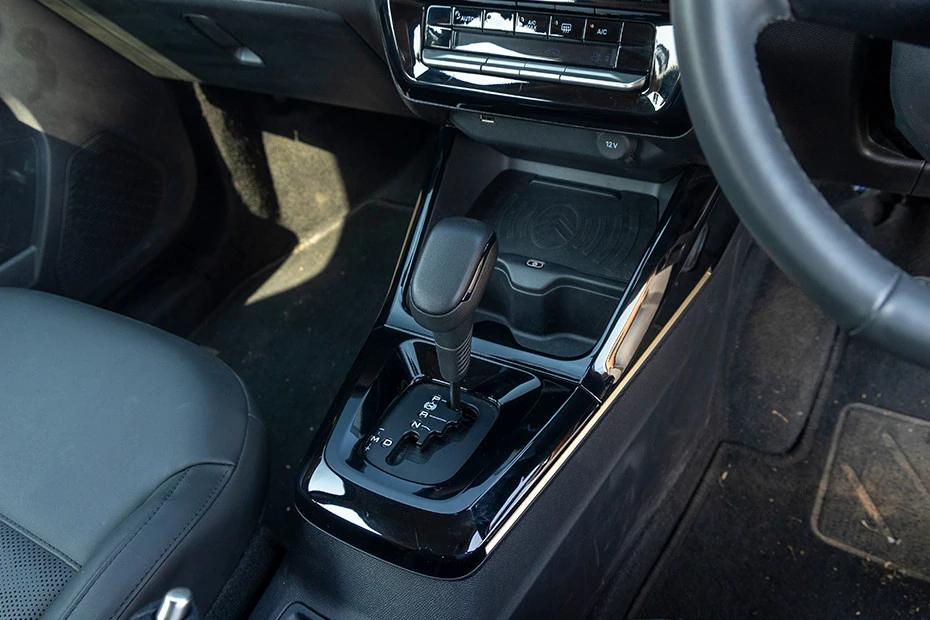 Citroen Basalt console-view view highlighting storage, controls, and ergonomics