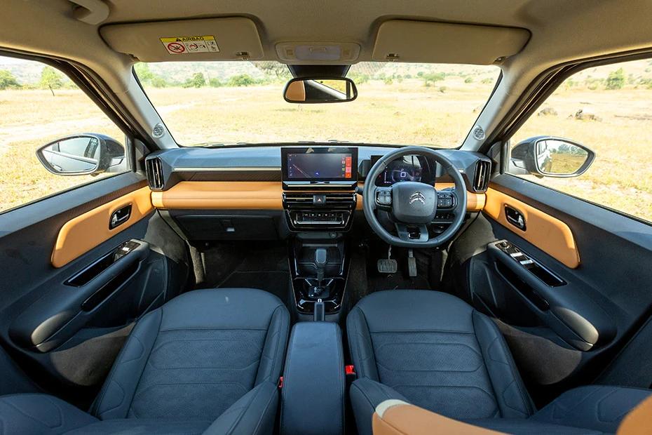 Citroen Basalt dashboard view highlighting layout, materials, and clarity