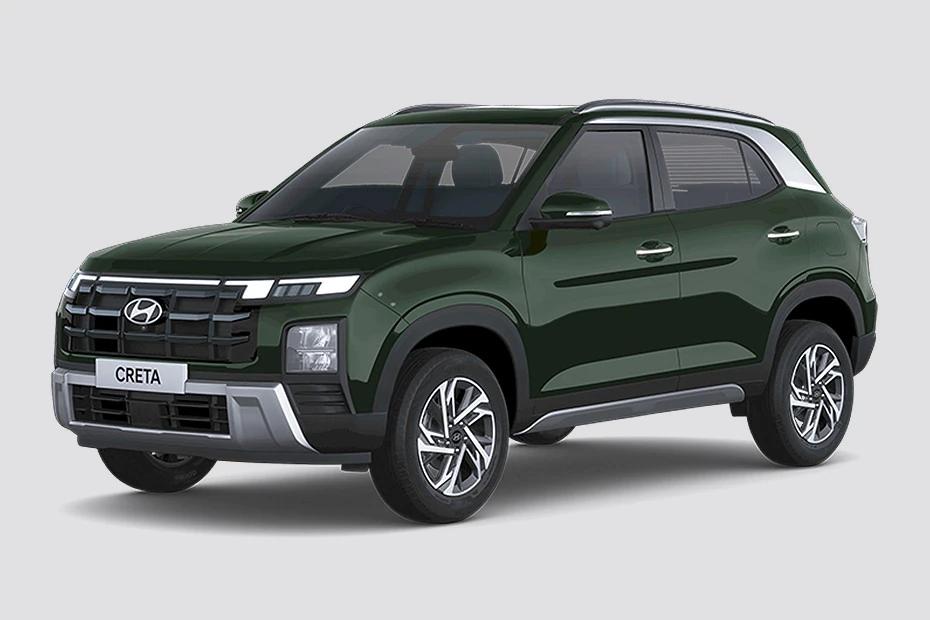 Hyundai Creta front-angle view highlighting proportions, lighting, and stance