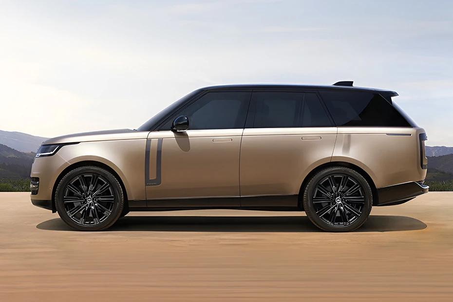 Land Rover Range Rover side-profile view highlighting roofline, stance, and proportion