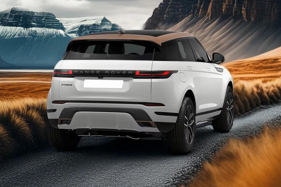 Land Rover Range Rover Evoque rear-view view highlighting width, presence, and balance