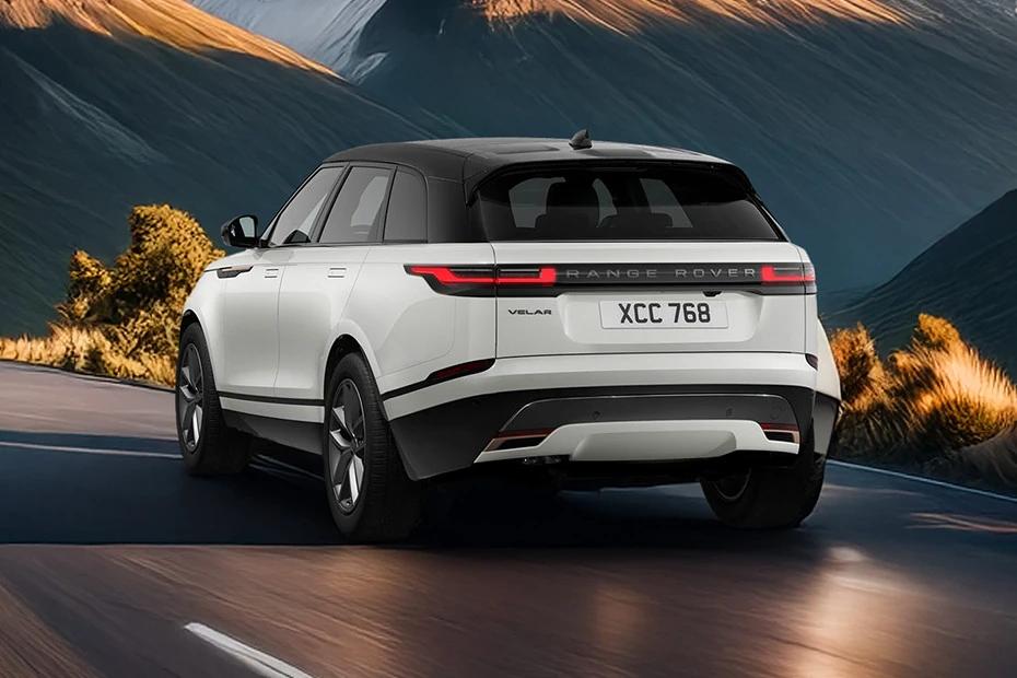 Land Rover Range Rover Velar rear-view view highlighting width, presence, and balance