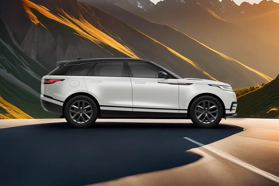 Land Rover Range Rover Velar side-profile view highlighting roofline, stance, and proportion