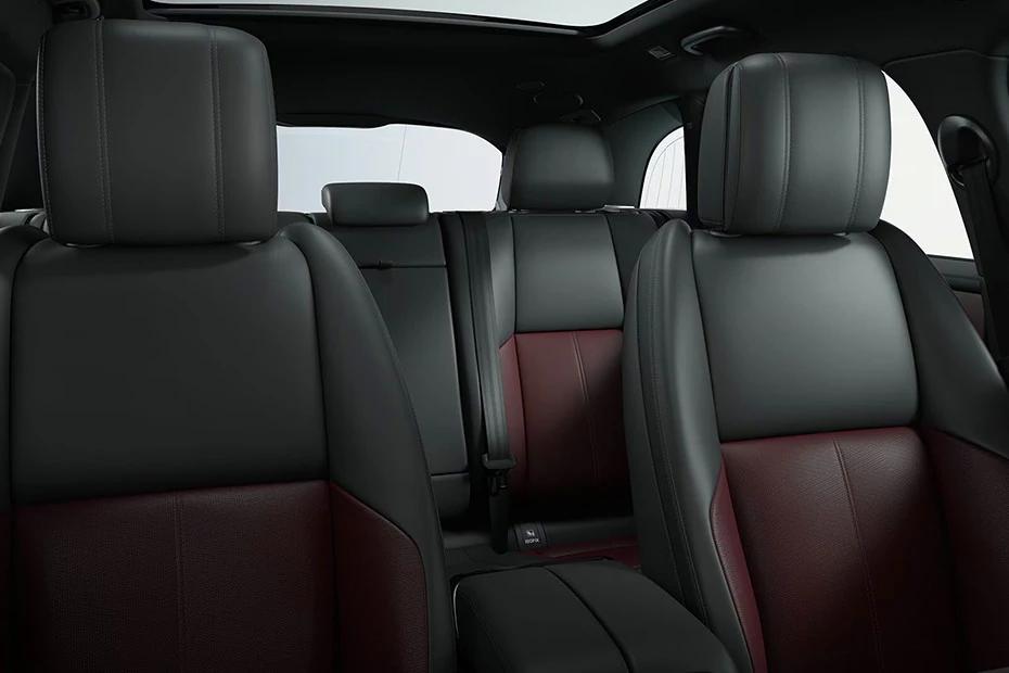 Land Rover Range Rover Velar front-seats view highlighting support, padding, and comfort