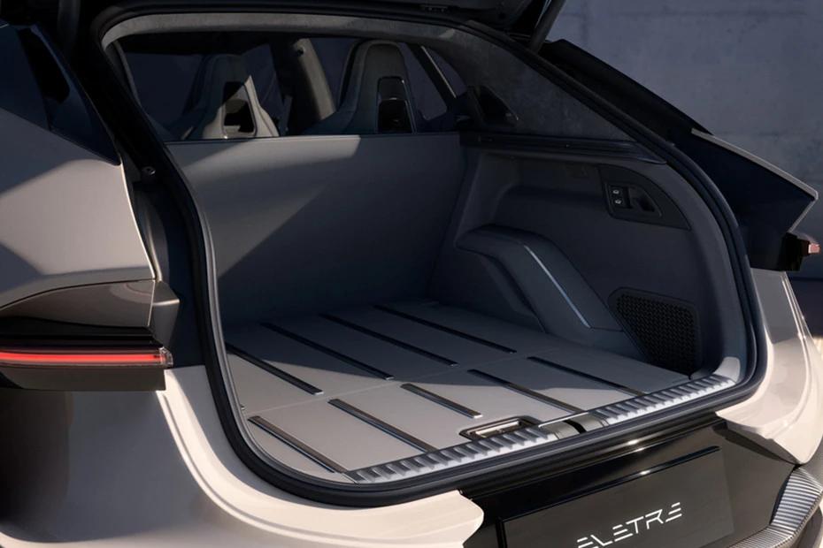 Lotus Eletre boot-space view highlighting capacity, access, and versatility