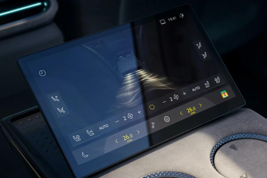 Lotus Eletre infotainment view highlighting screen, clarity, and usability