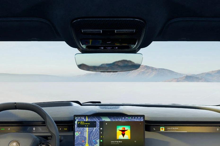 Lotus Emeya infotainment view highlighting screen, clarity, and usability