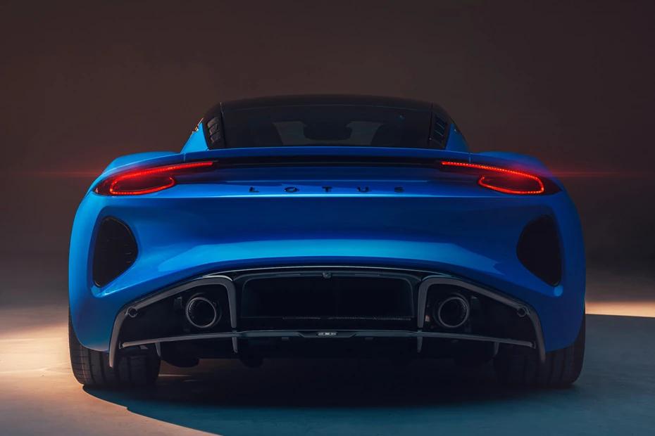 Lotus Emira side-profile view highlighting roofline, stance, and proportion