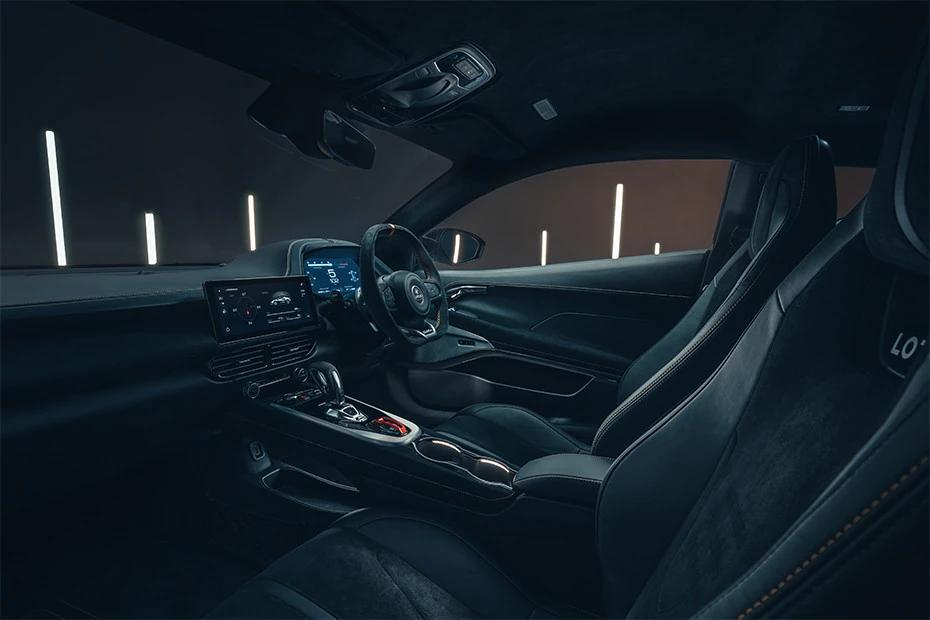 Lotus Emira front-seats view highlighting support, padding, and comfort