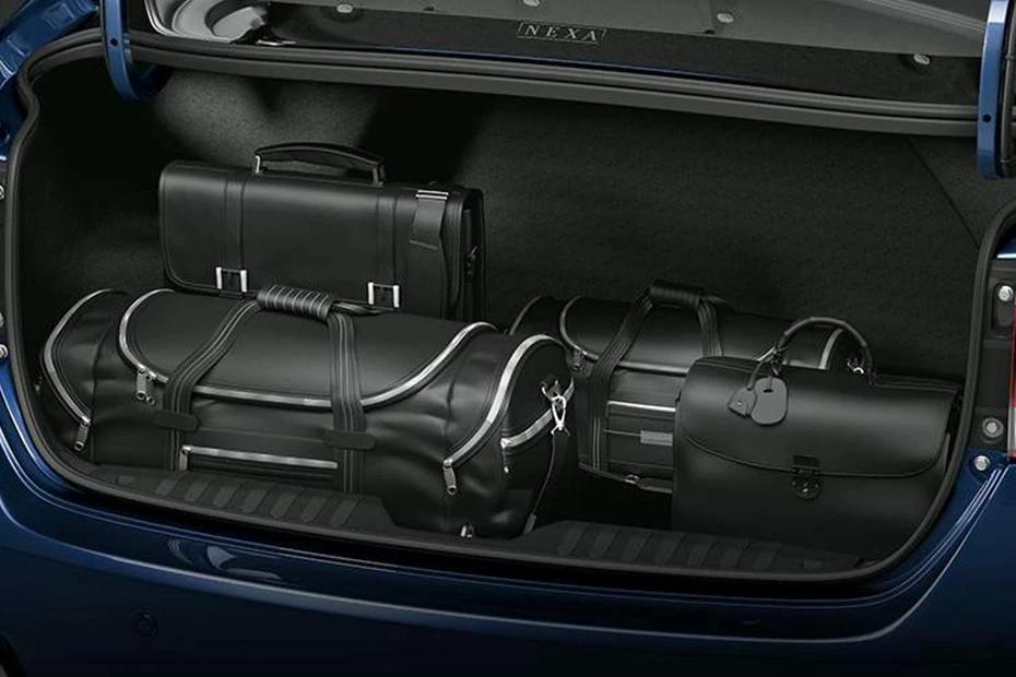 Maruti Ciaz boot-space view highlighting capacity, access, and versatility