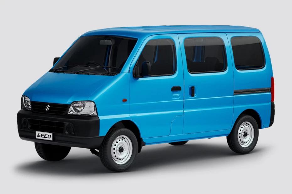 Maruti Eeco front-angle view highlighting proportions, lighting, and stance
