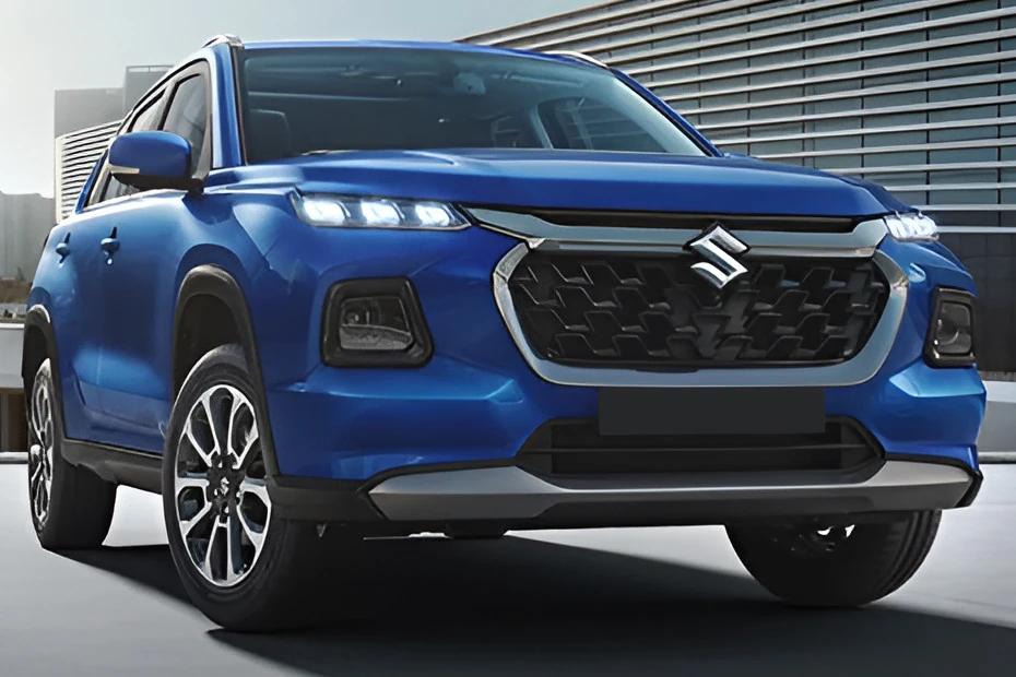 Maruti Grand Vitara side-profile view highlighting roofline, stance, and proportion