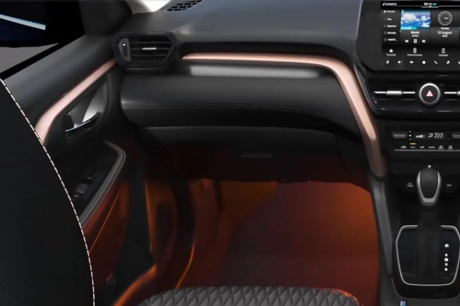 Maruti Grand Vitara console-view view highlighting storage, controls, and ergonomics