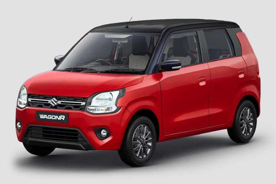Maruti Wagon R front-angle view highlighting proportions, lighting, and stance