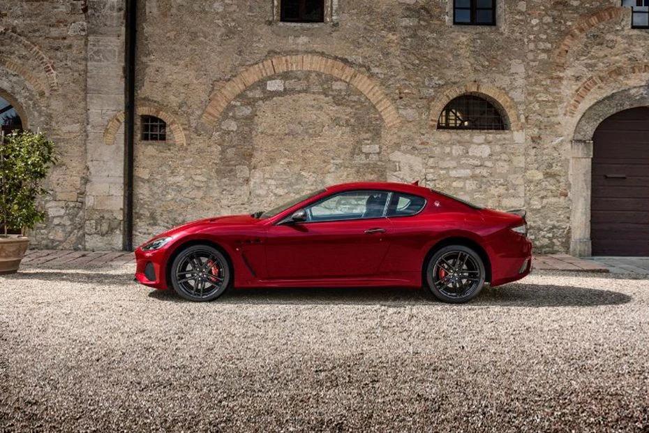Maserati Gran Turismo side-profile view highlighting roofline, stance, and proportion
