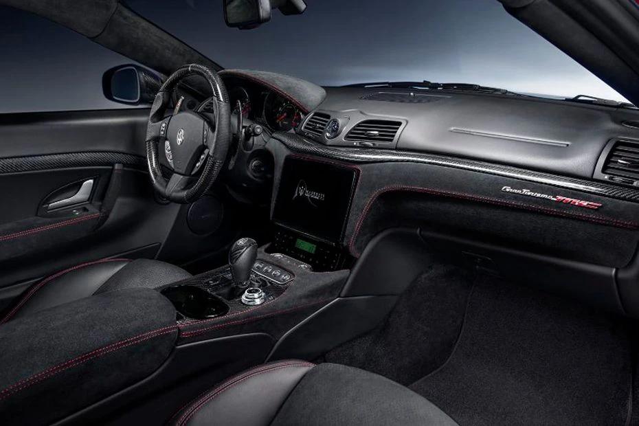 Maserati Gran Turismo dashboard view highlighting layout, materials, and clarity