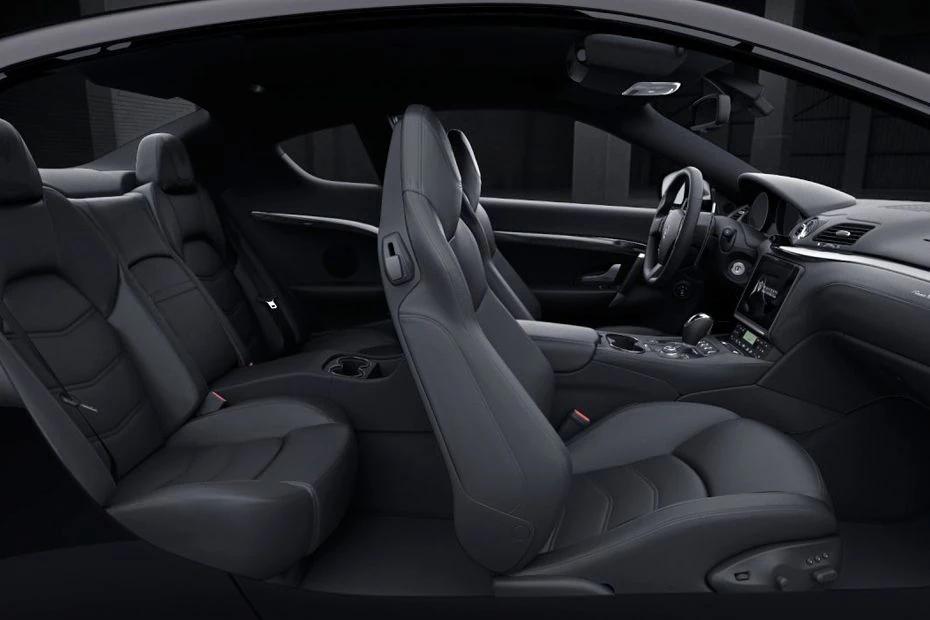 Maserati Gran Turismo front-seats view highlighting support, padding, and comfort