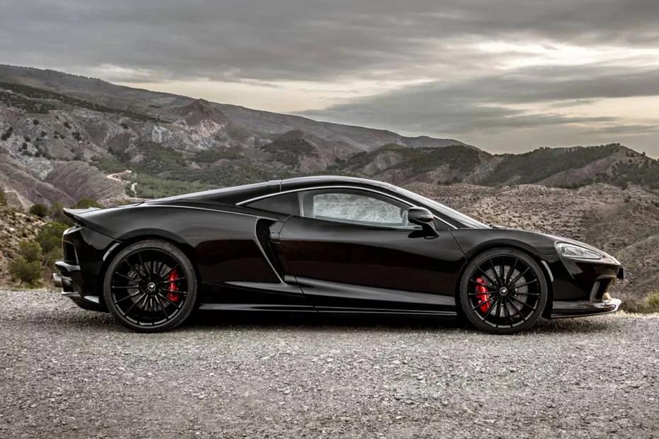 Mclaren Gt rear-view view highlighting width, presence, and balance