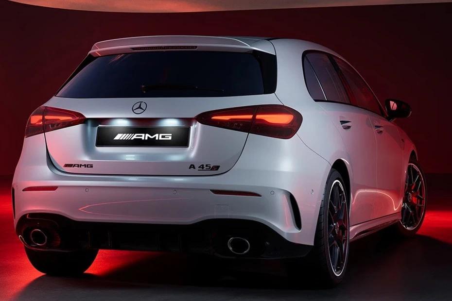 Mercedes Benz Amg A 45 S rear-view view highlighting width, presence, and balance