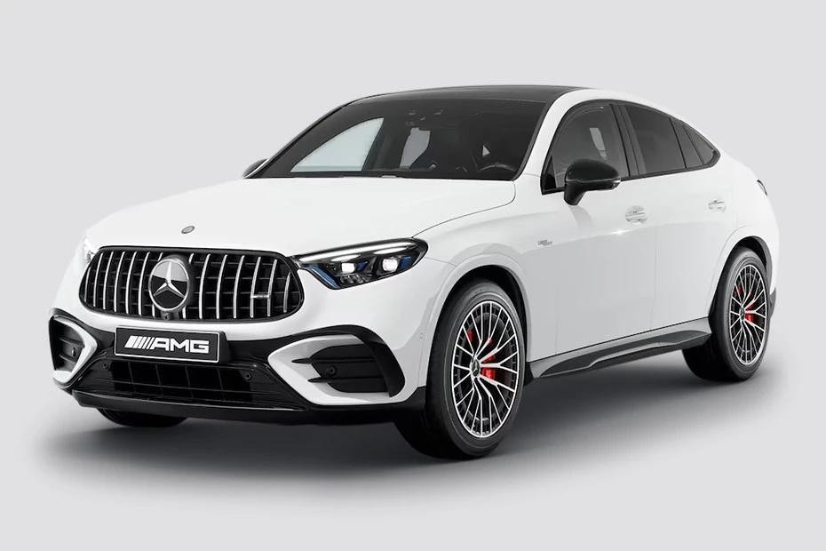 Mercedes Benz Amg Glc 43 front-angle view highlighting proportions, lighting, and stance