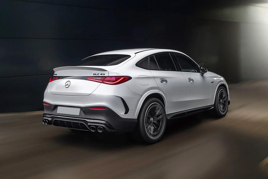 Mercedes Benz Amg Glc 43 top-view view highlighting contour, symmetry, and packaging