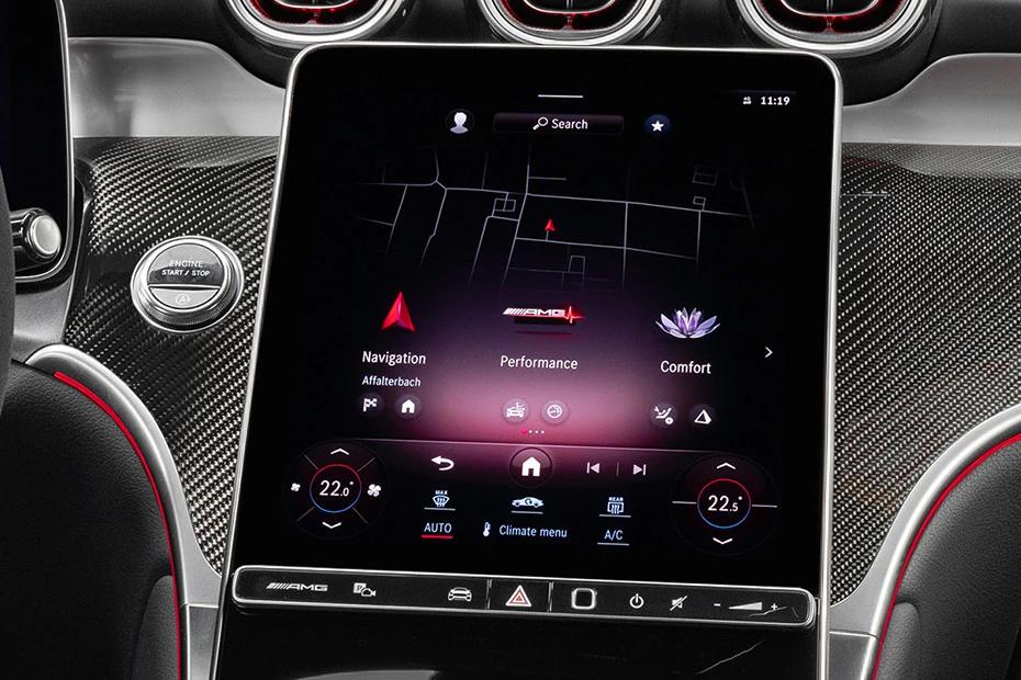 Mercedes Benz Amg Glc 43 infotainment view highlighting screen, clarity, and usability
