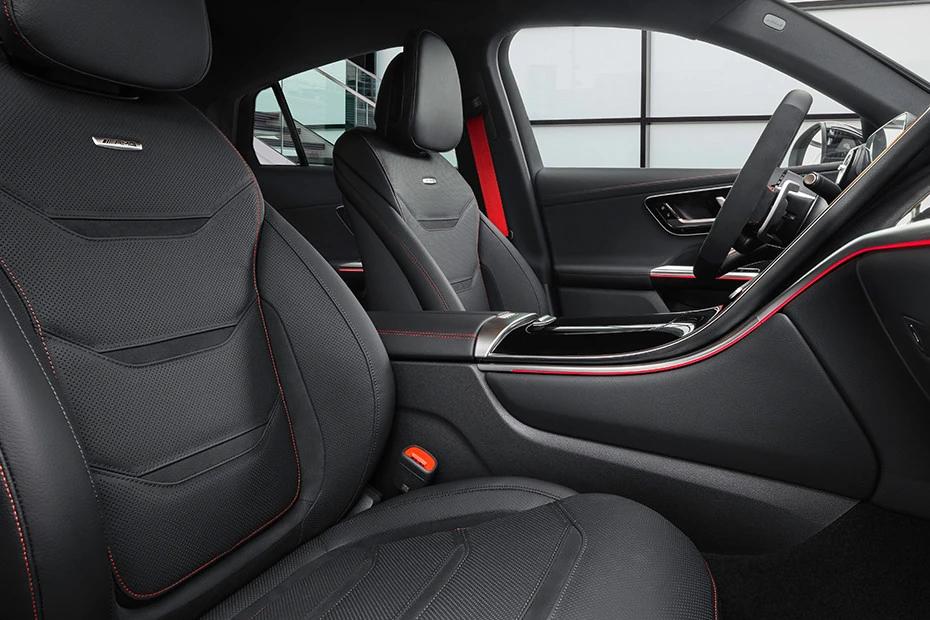 Mercedes Benz Amg Glc 43 front-seats view highlighting support, padding, and comfort