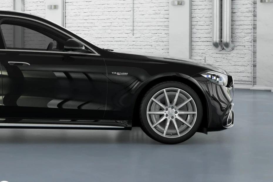 Mercedes Benz Amg S 63 wheel-closeup view highlighting pattern, finish, and attitude