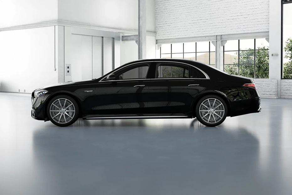 Mercedes Benz Amg S 63 side-profile view highlighting roofline, stance, and proportion
