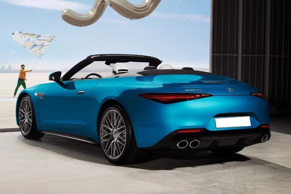 Mercedes Benz Amg Sl side-profile view highlighting roofline, stance, and proportion