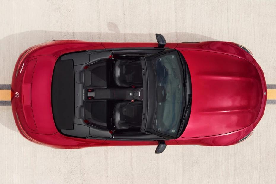 Mercedes Benz Amg Sl rear-view view highlighting width, presence, and balance