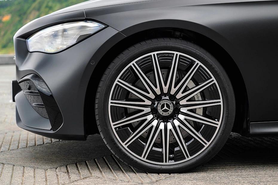 Mercedes Benz Cle Cabriolet wheel-closeup view highlighting pattern, finish, and attitude