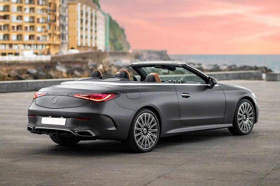 Mercedes Benz Cle Cabriolet side-profile view highlighting roofline, stance, and proportion