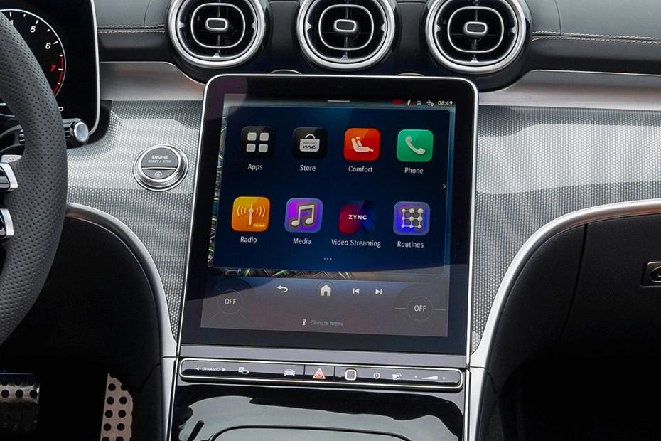Mercedes Benz Cle Cabriolet infotainment view highlighting screen, clarity, and usability