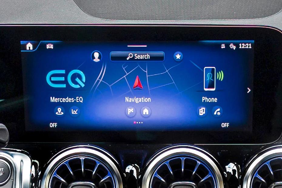 Mercedes Benz Eqb infotainment view highlighting screen, clarity, and usability