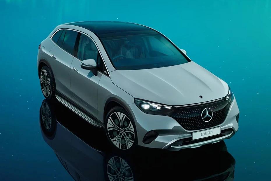 Mercedes Benz Eqe Suv side-profile view highlighting roofline, stance, and proportion