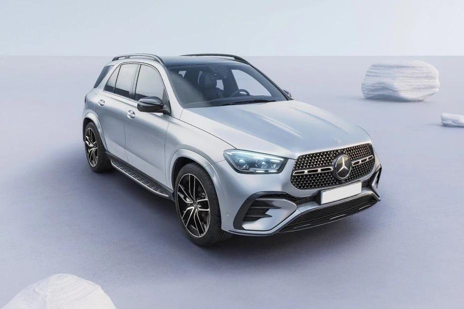 Mercedes Benz Gle top-view view highlighting contour, symmetry, and packaging