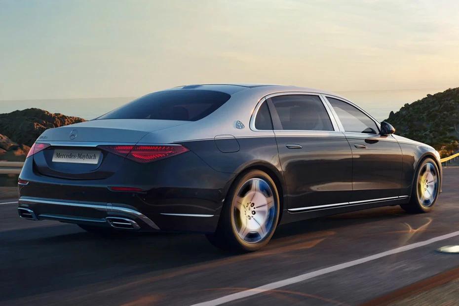 Mercedes Benz Maybach S Class side-profile view highlighting roofline, stance, and proportion