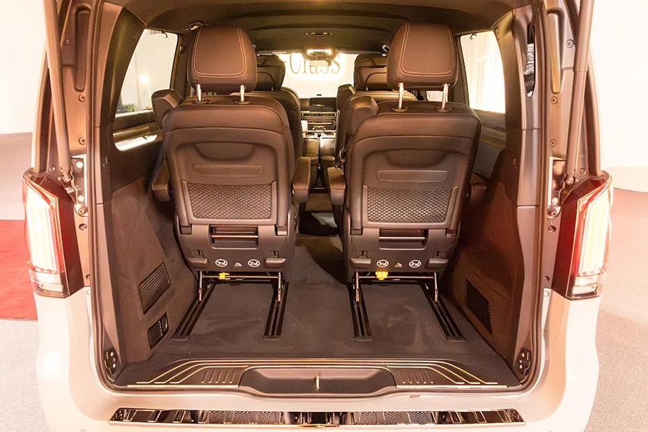 Mercedes Benz V Class boot-space view highlighting capacity, access, and versatility