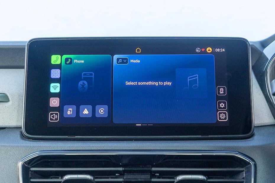 Skoda Kylaq infotainment view highlighting screen, clarity, and usability