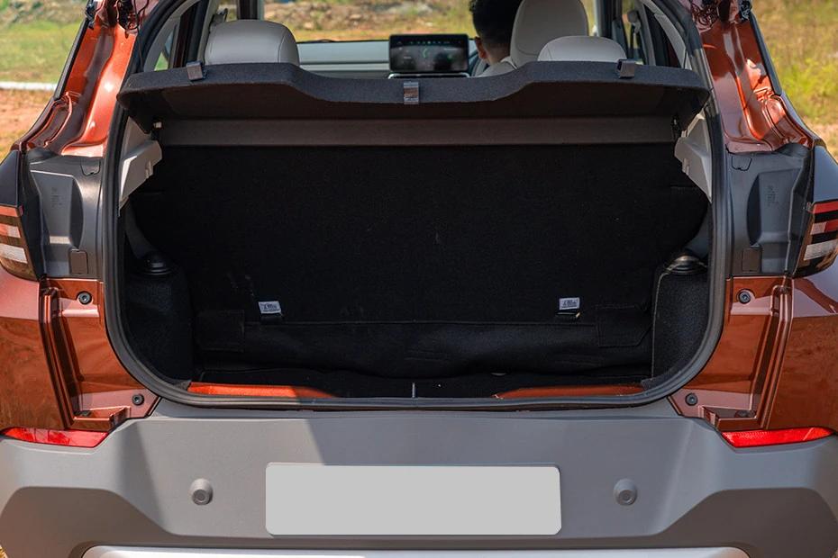 Tata Punch Ev boot-space view highlighting capacity, access, and versatility