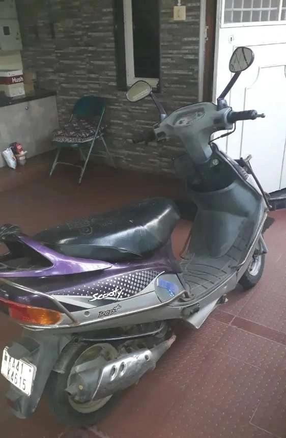 Scooty pep plus single handed, lady driven bike first owner